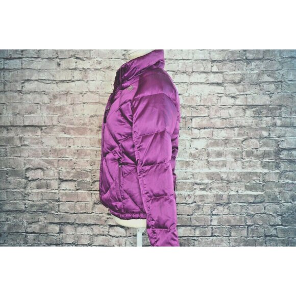 North Face Women's Aconcagua 550 Down Puffer Jacket Coat Size Small Purple - Picture 2 of 5